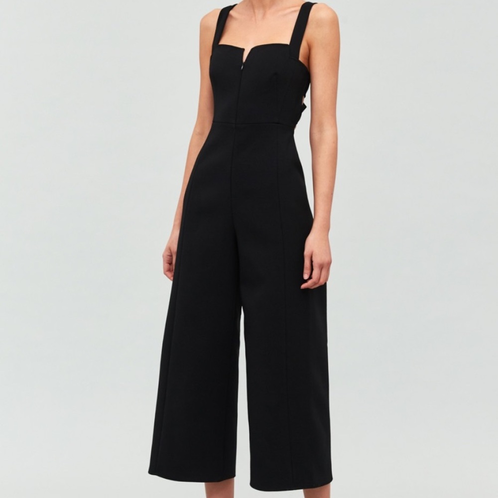 C/Meo consumed cropped wide leg jumpsuit